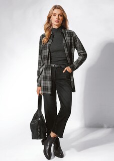 7/8-Jeans mit Fransensaum in Culotte-Form thumbnail 2