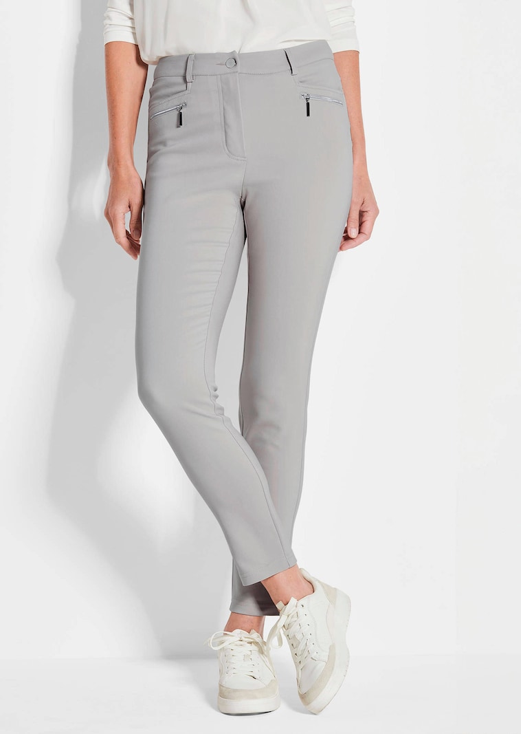 Pantalon BELLA à effet ventre plat, avec jambes étroites