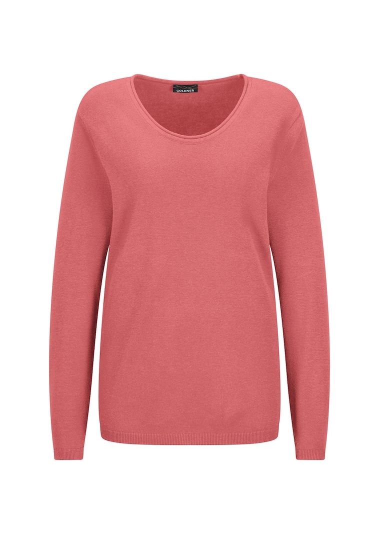 Tricot pullover van katoen en viscose