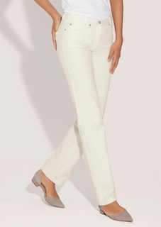 M-Jeans in gerader Form mit Logo-Stickerei thumbnail 1