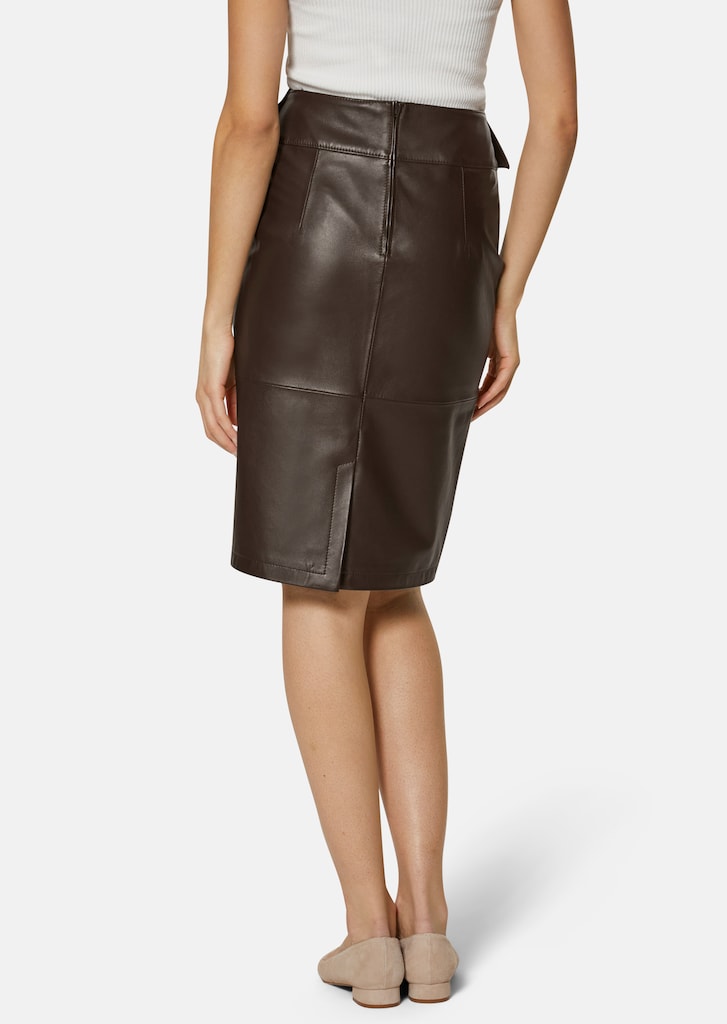 TALBOT RUNHOF X MADELEINE Nappa leather skirt 2