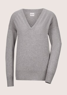 Kaschmirpullover mit V-Ausschnitt thumbnail 6