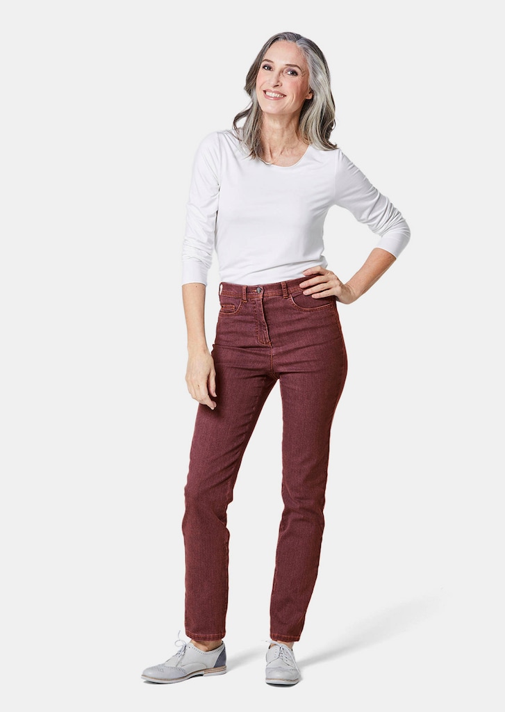 Bequeme High-Stretch-Jeans 1