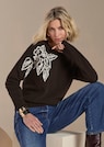 Strickpullover mit Blumenmotiv thumbnail 7