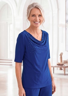 Wasserfallshirt mit Glitzersteinen thumbnail 7