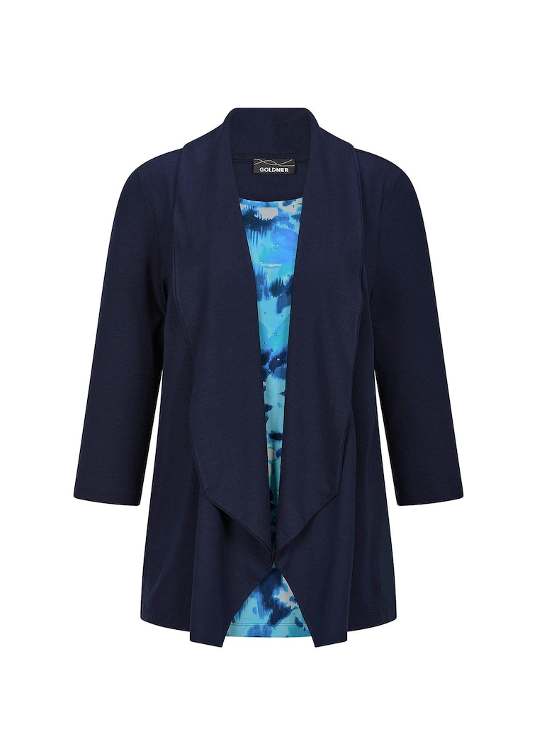 T-shirt en jersey, aspect 2-en-1