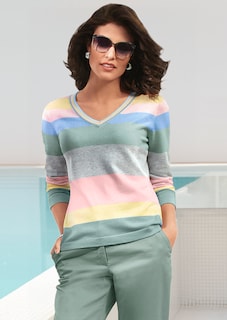 V-Pullover mit langen Ćrmeln thumbnail 7