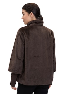 Übergangsjacke in Fell-Optik thumbnail 3