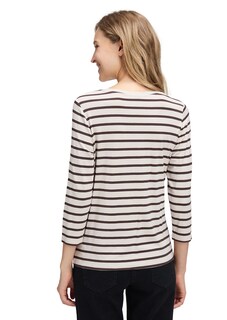 T-shirt à rayures avec imprimé scintillant thumbnail 3
