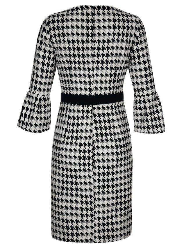 Kleid in Hahnentrittdessin 4