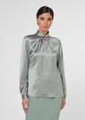 Glamorous slip blouse with stand-up collar thumbnail 1