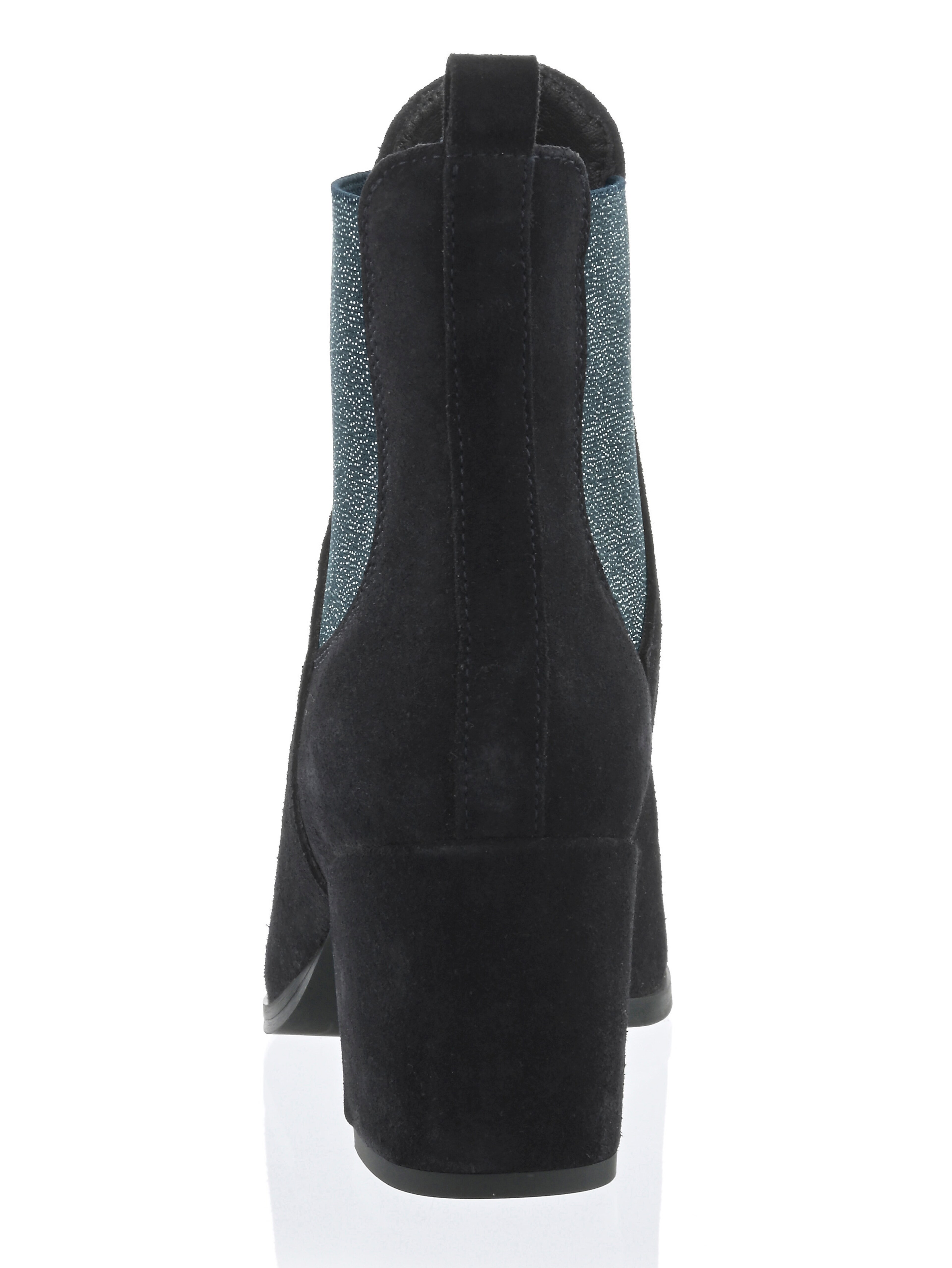 Stiefelette aus Veloursleder
