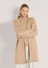 Lange Strickjacke mit Kapuze thumbnail 1