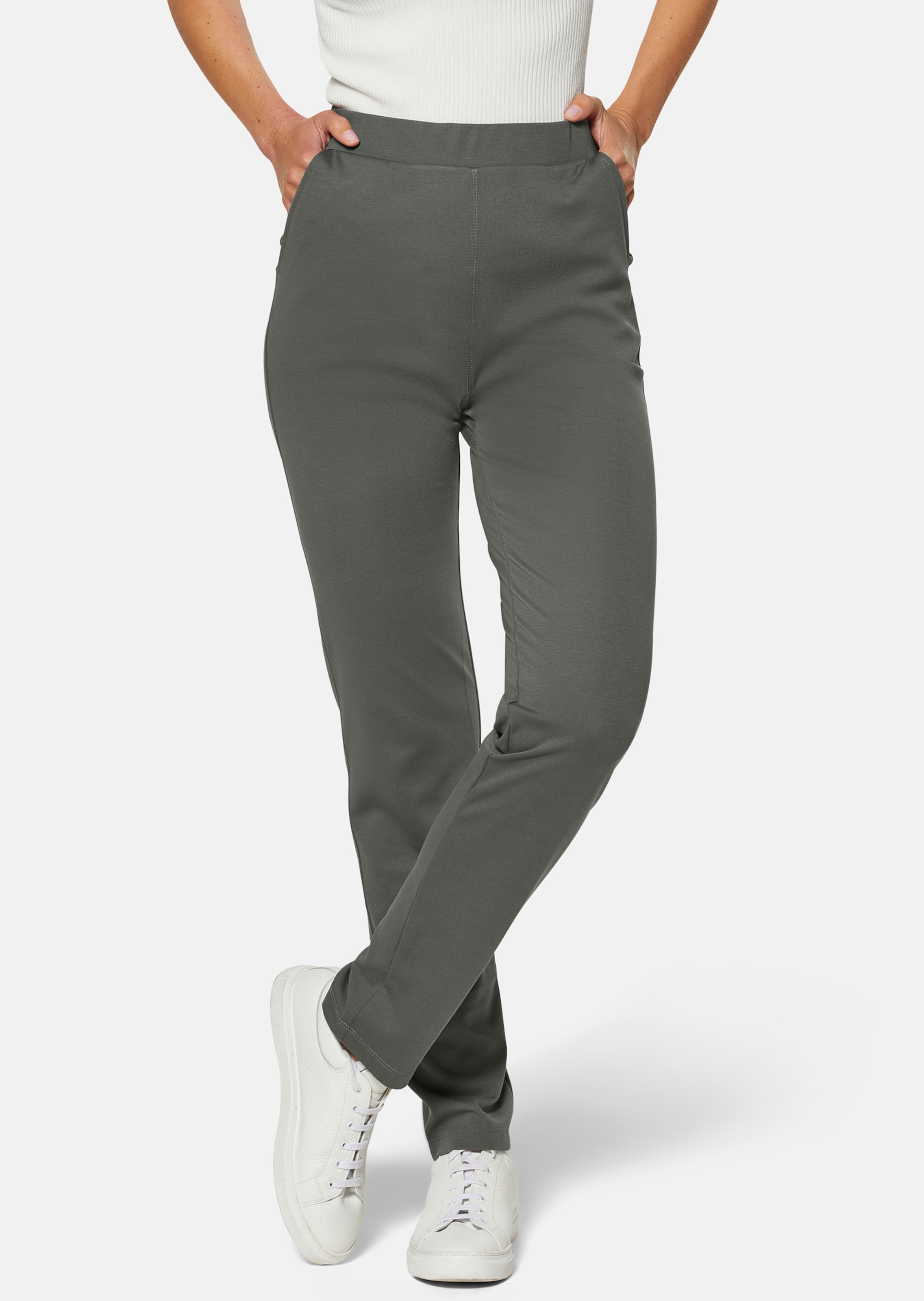 Edel-sportive Hose in gerader Form