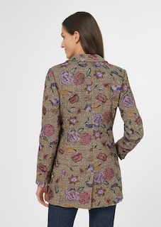 Tweed frock coat with all-over embroidery thumbnail 3