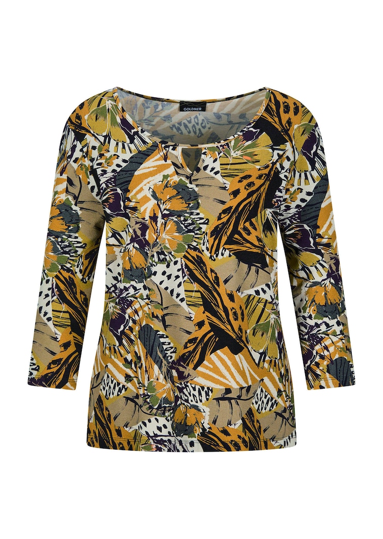 T-shirt en jersey avec imprimé animalier