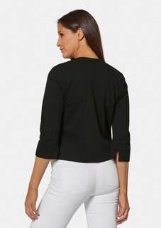 Jersey blazer with texture thumbnail 3