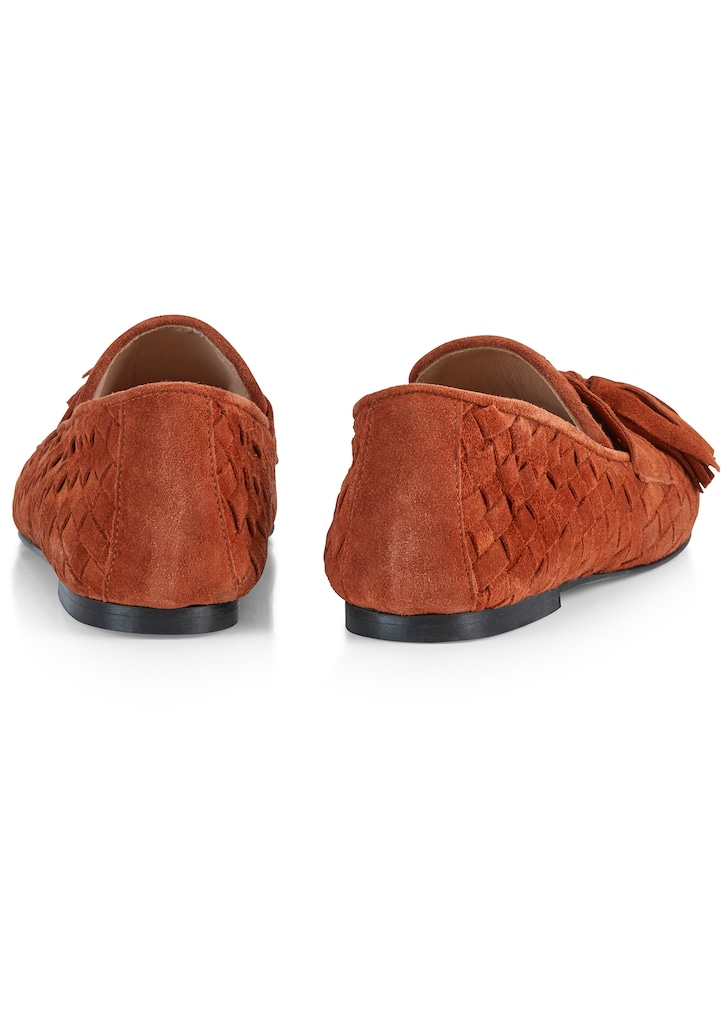 Moccasin in braided suede 1