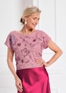T-shirt raffiné en étoffe filet pailletée thumbnail 7