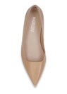 Flache Leder-Ballerinas in spitzer Form thumbnail 3
