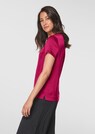 Seidenbluse mit halblangem Ärmel thumbnail 4