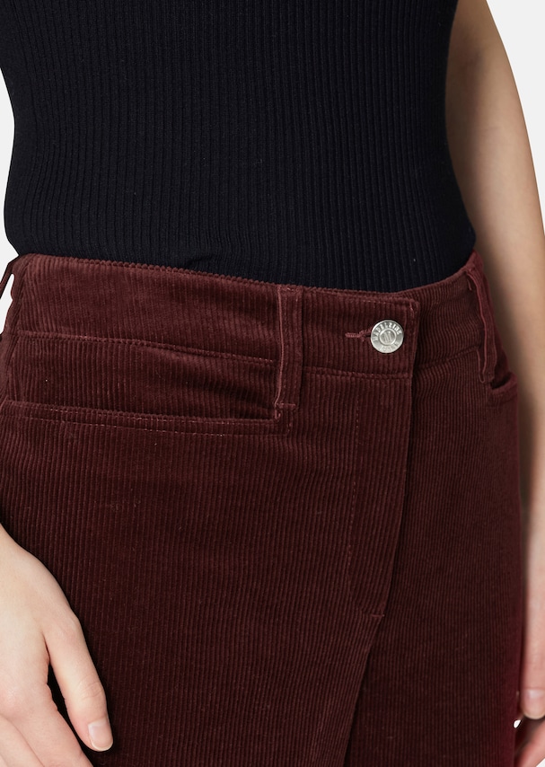 Culottes made from velvety soft fine corduroy 4