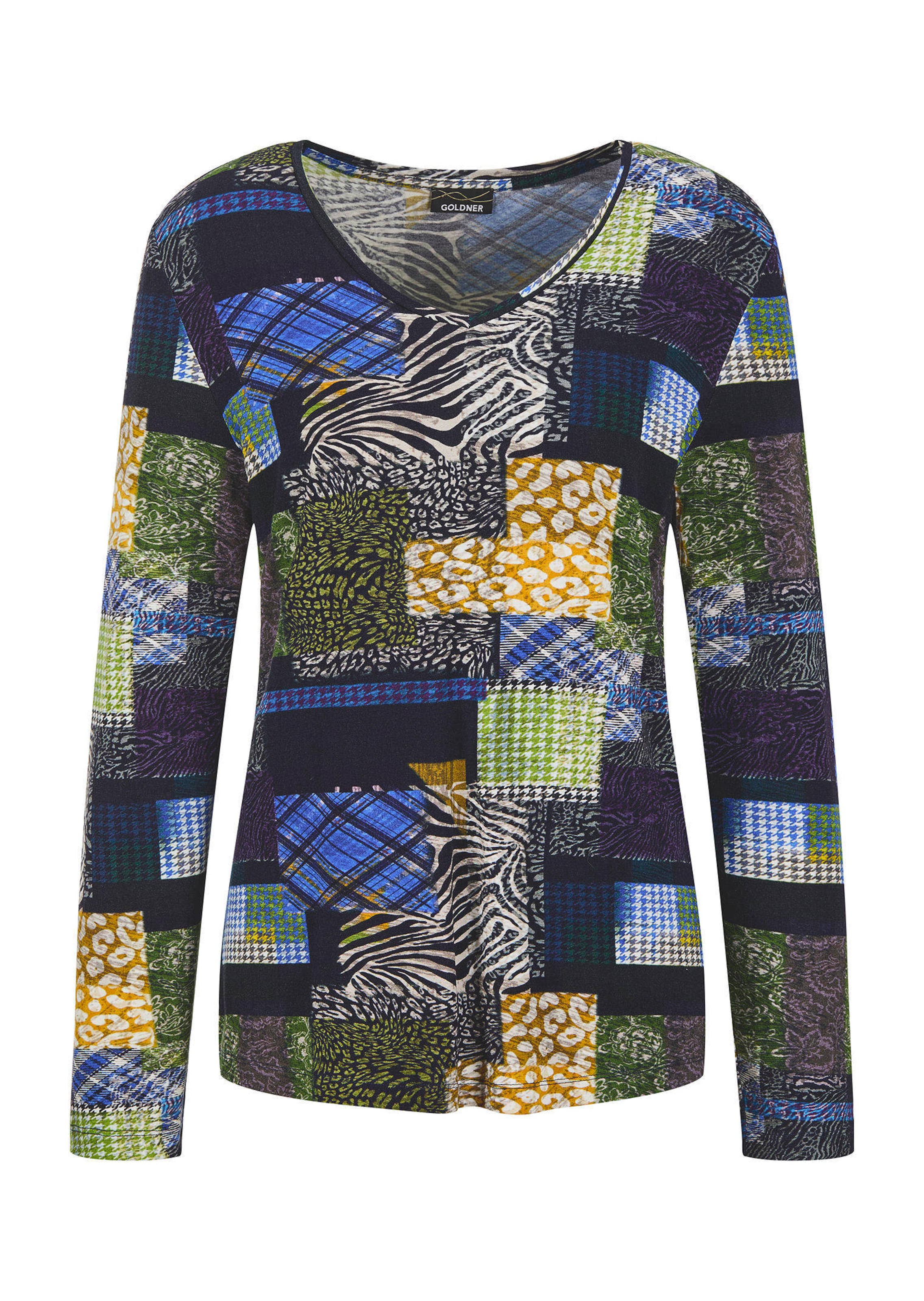 T-shirt en jersey avec imprimé patchwork