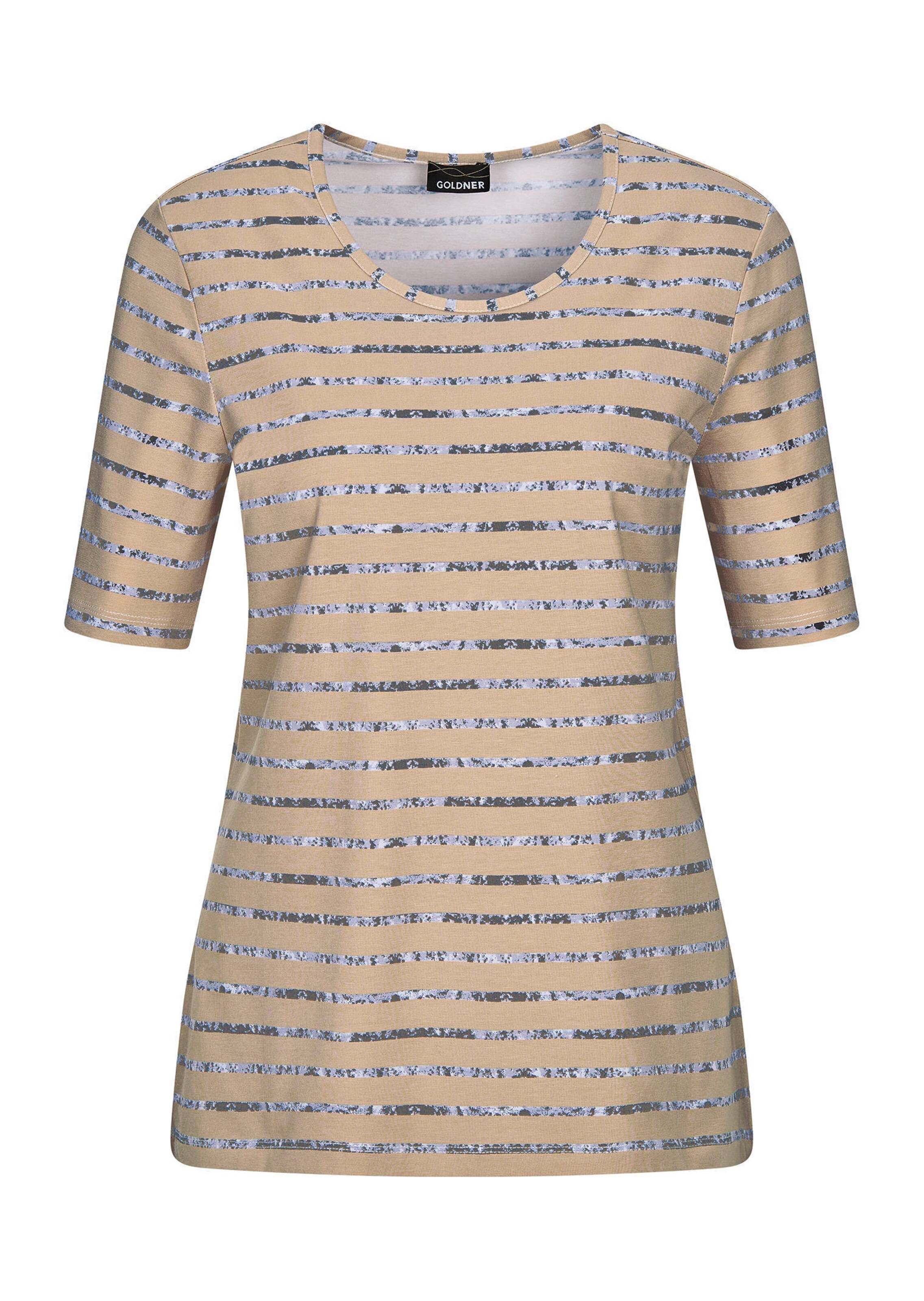 Jersey-Shirt mit Streifenmuster