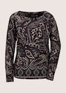 Sweatshirt met paisleyprint en vleermuismouwen thumbnail 6