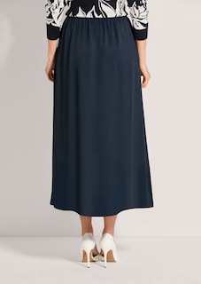 Langer Rock mit tiefer Seitenfalte thumbnail 3