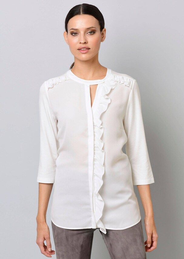 T-Shirt mit Rüschen