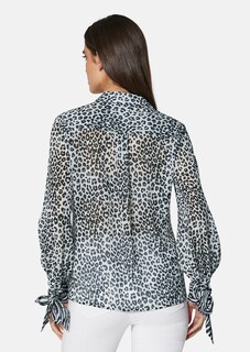 Bluse mit Leo- und Zebramuster thumbnail 3