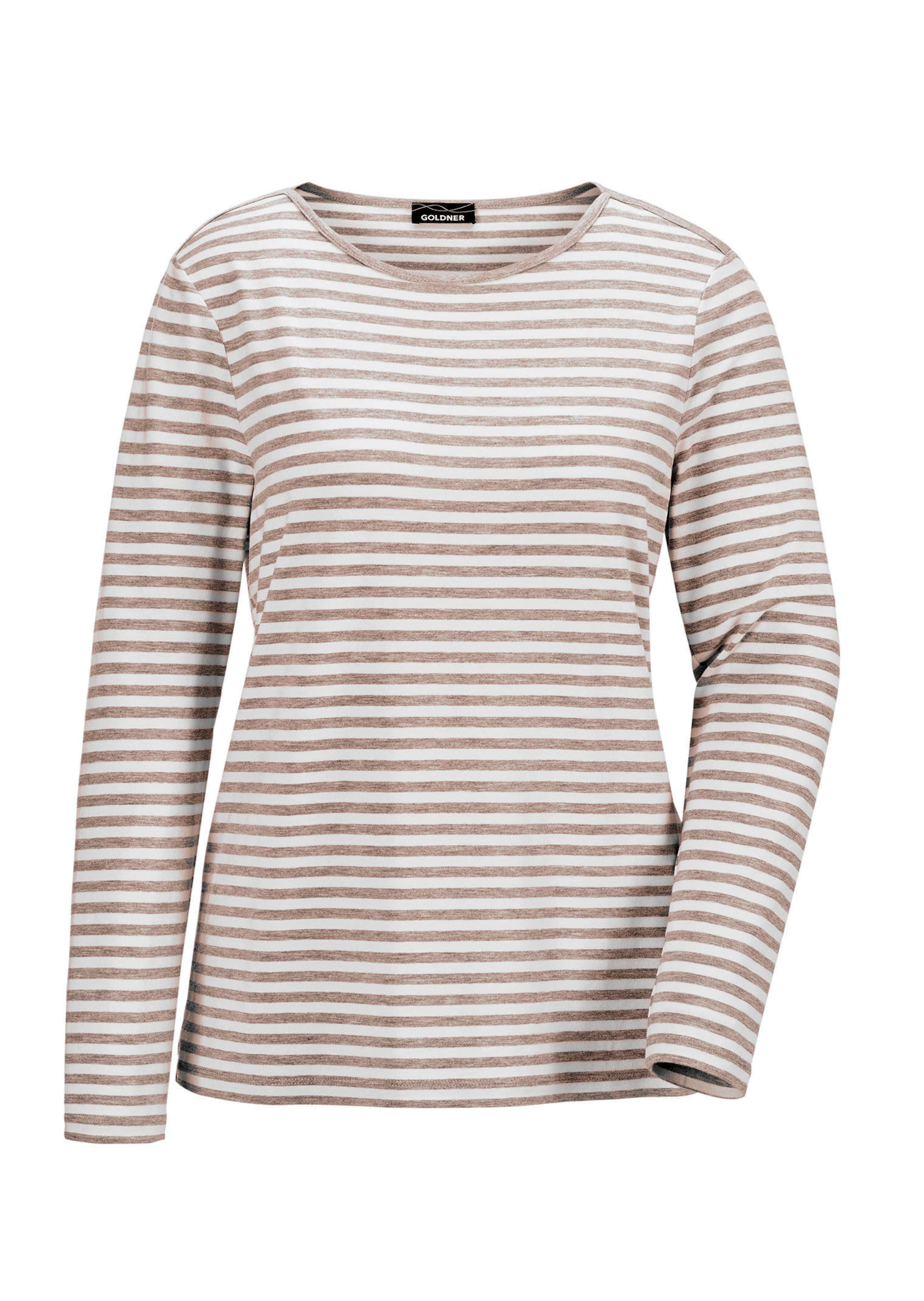 Ringelshirt mit U-Boot-Ausschnitt