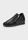 Chaussures confort au look reptile avec zip thumbnail 5