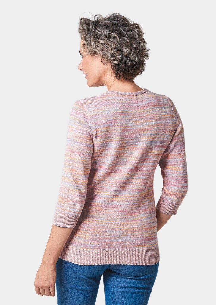 Mooi te combineren meerkleurig gestreepte pullover