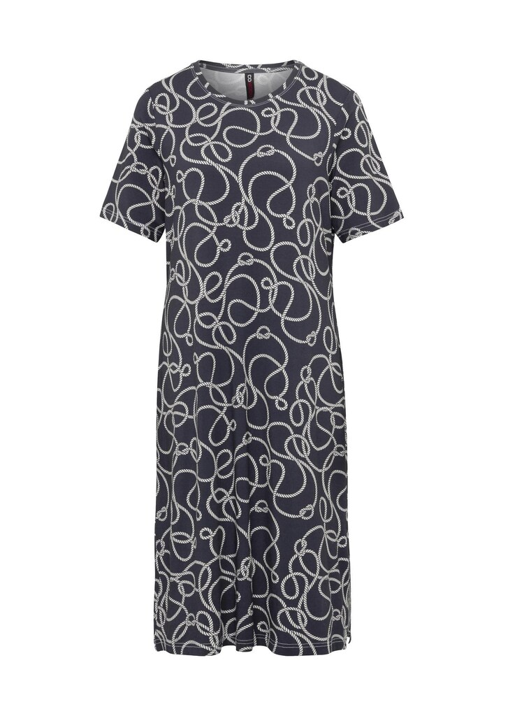 Bequemes Freizeitkleid in modischem Druck