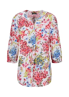 Pflegeleichte Bluse mit Blumenmuster thumbnail 6