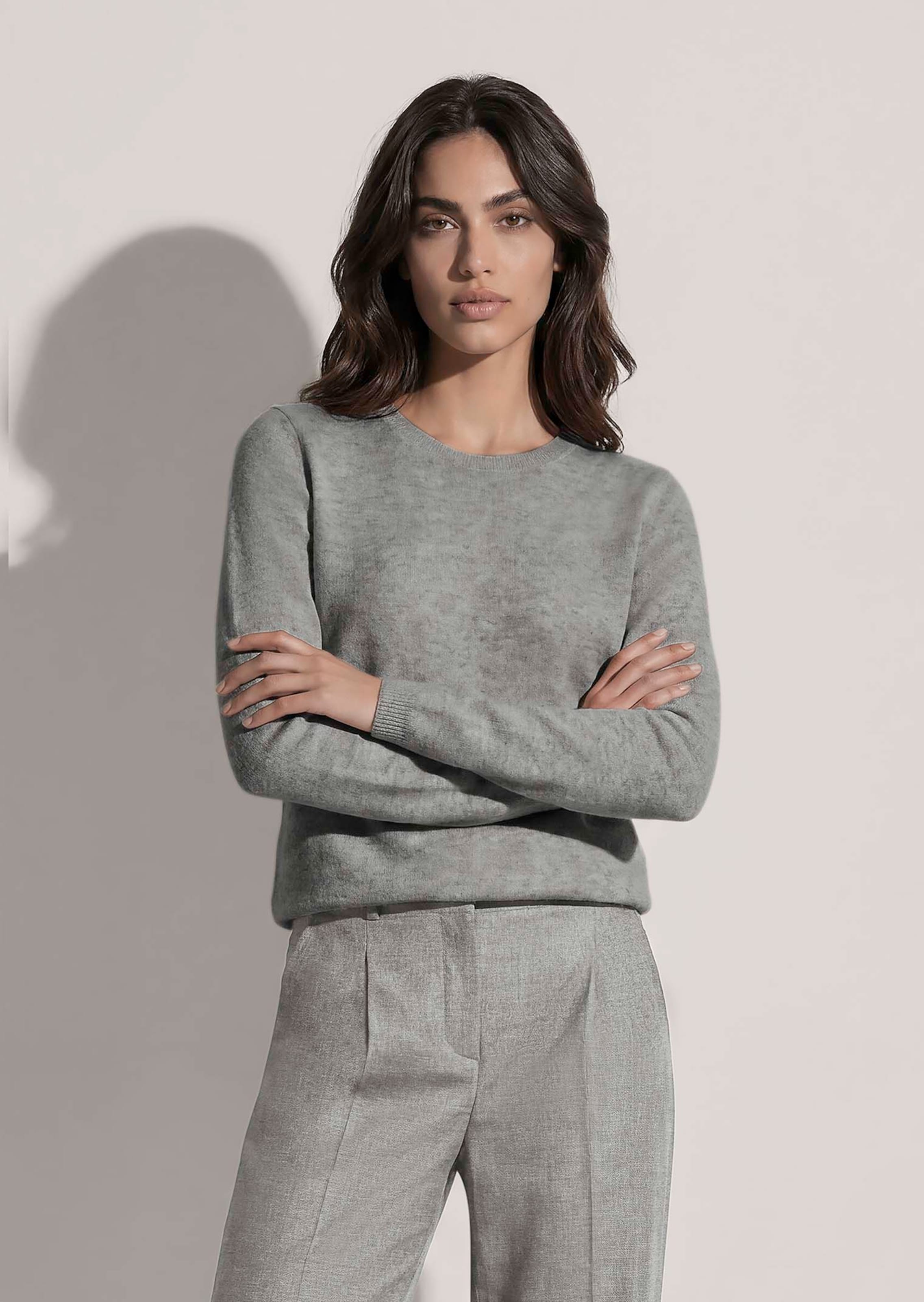 Pull à col rond en Good Cashmere