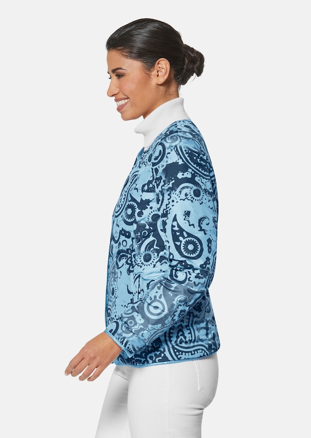 Reversible jacket with paisley print 3