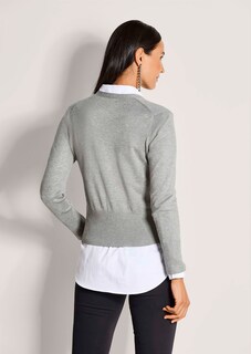 Cardigan en viscose stretch thumbnail 3