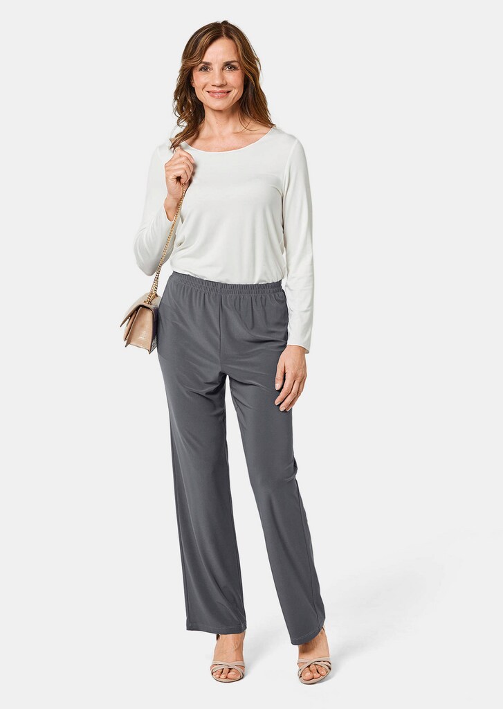 Bequeme Slinky-Hose mit Schlupfbund