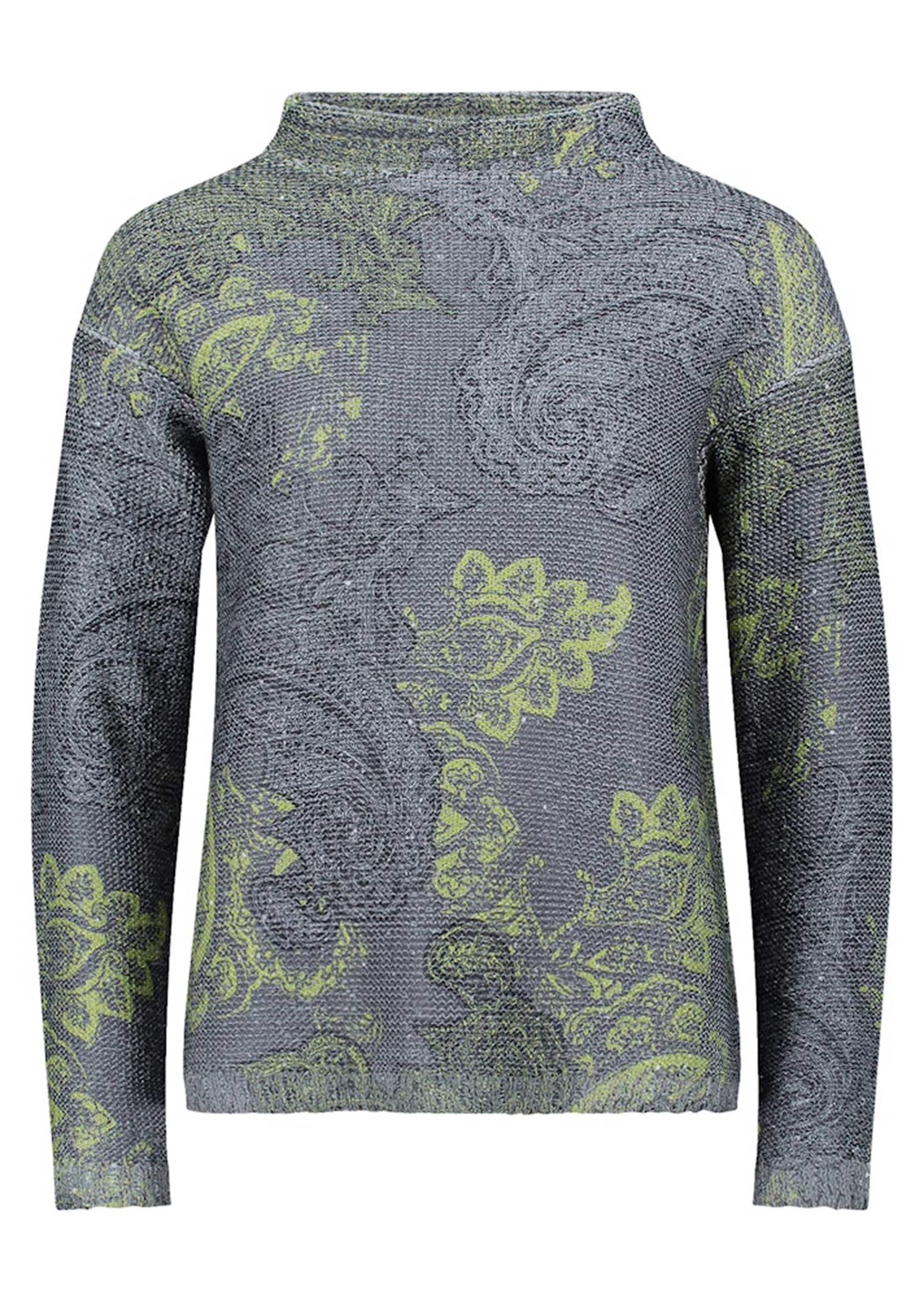 Strickpullover mit Paisley-Print
