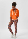 Hooded jacket with wide sleeves thumbnail 1