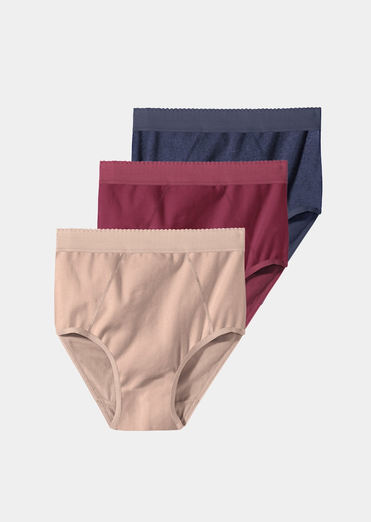 Lot de 7 slips ventre plat