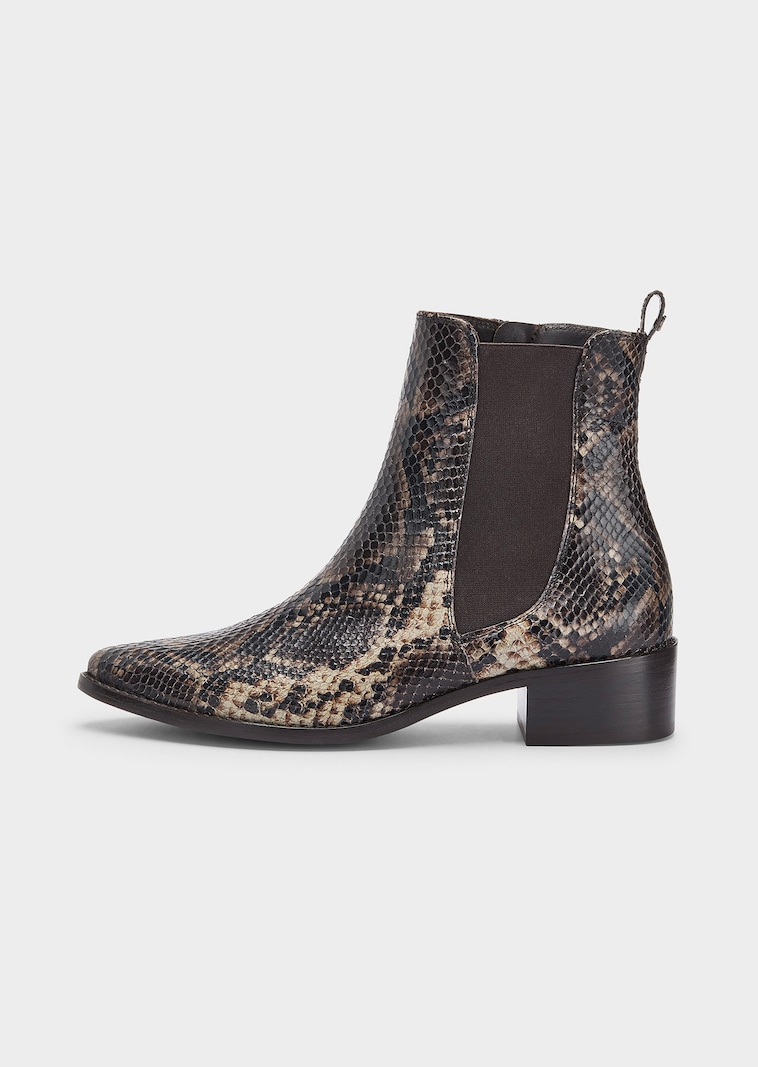Bottines Chelsea en cuir