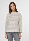 Sweatshirt with pepita pattern thumbnail 1