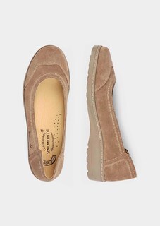 Leder-Ballerinas mit gesteppten Ziernähten thumbnail 2