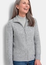 Strickjacke in Rippenstruktur mit Reißverschluss thumbnail 4