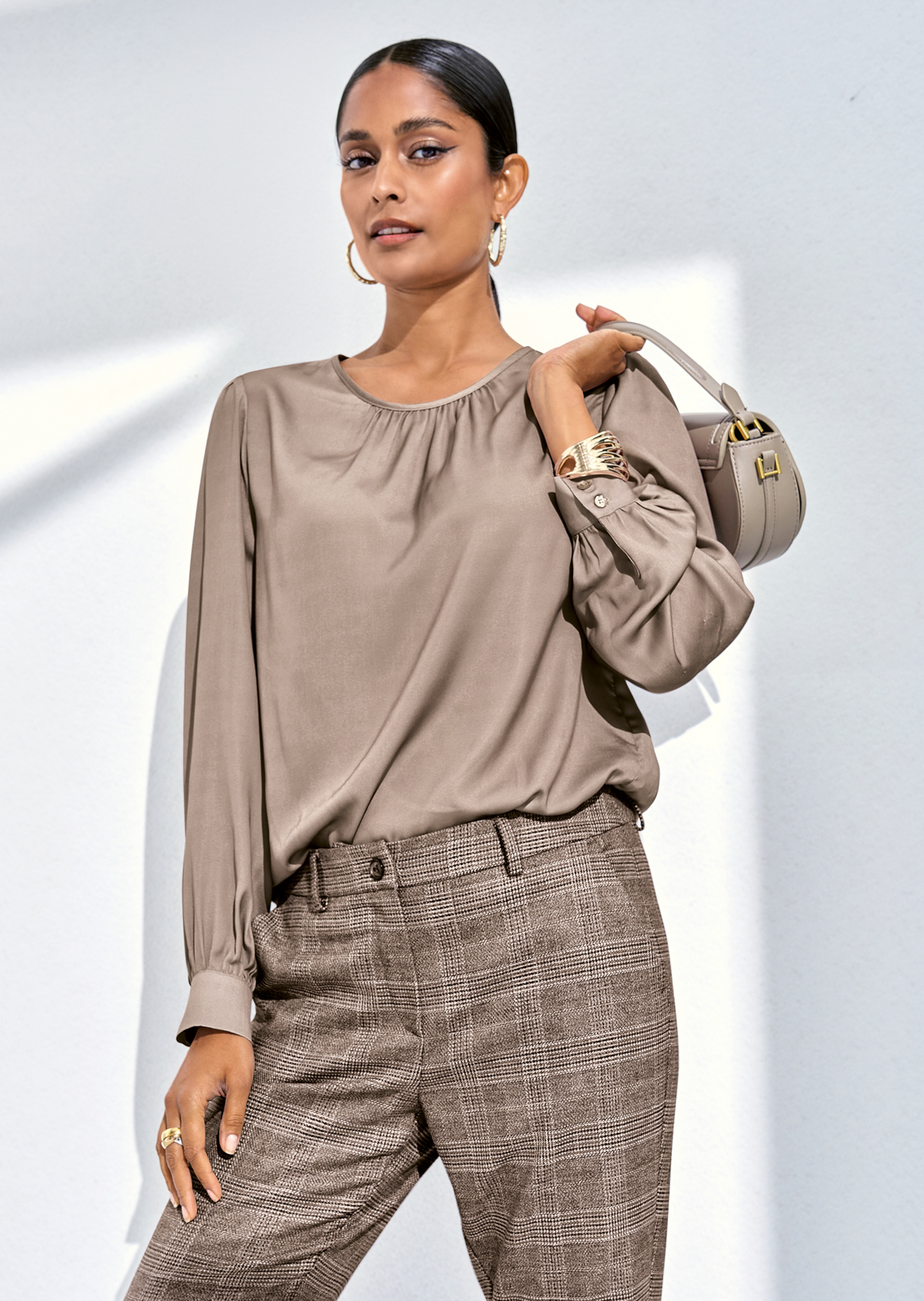 blouse en satin