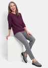 Fijn gebreide tricot pullover met boothals thumbnail 4